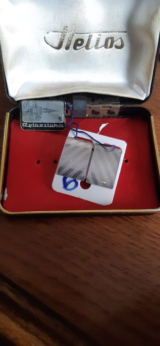 Rytosztuka-srebrne klipsy - PRL