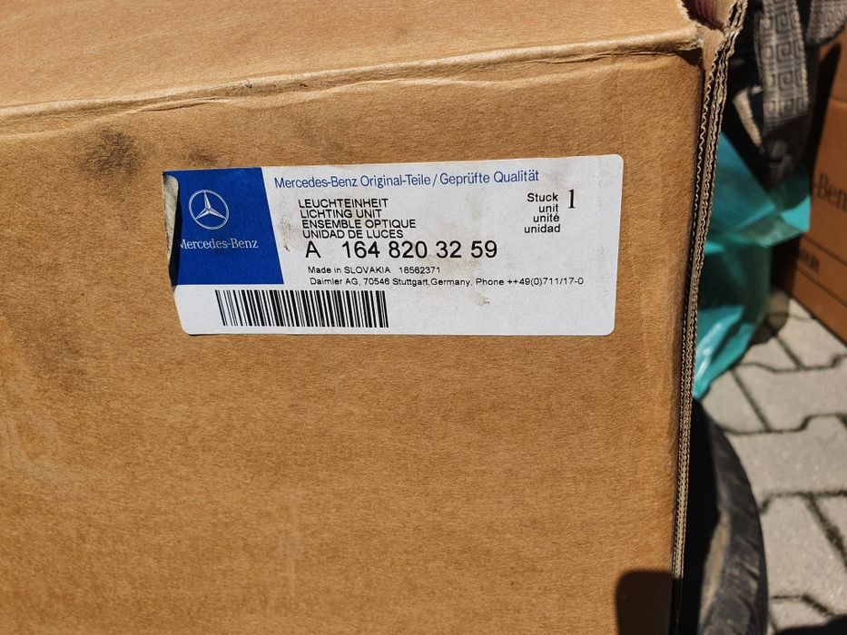 Nowa Lampa Prawa Przód XENON Mercedes ML W164 A164 FL Lift Kompletna E