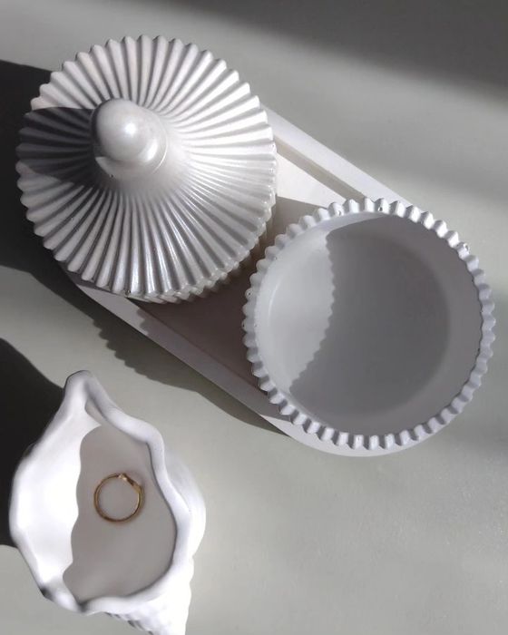 Kit organizador de jóias luxo 4 peças