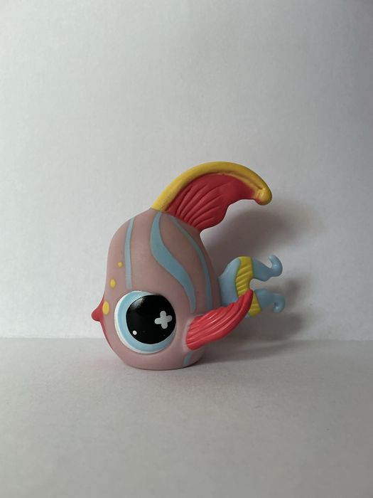 Littlest Pet Shop LPS duża ryba różowa #884