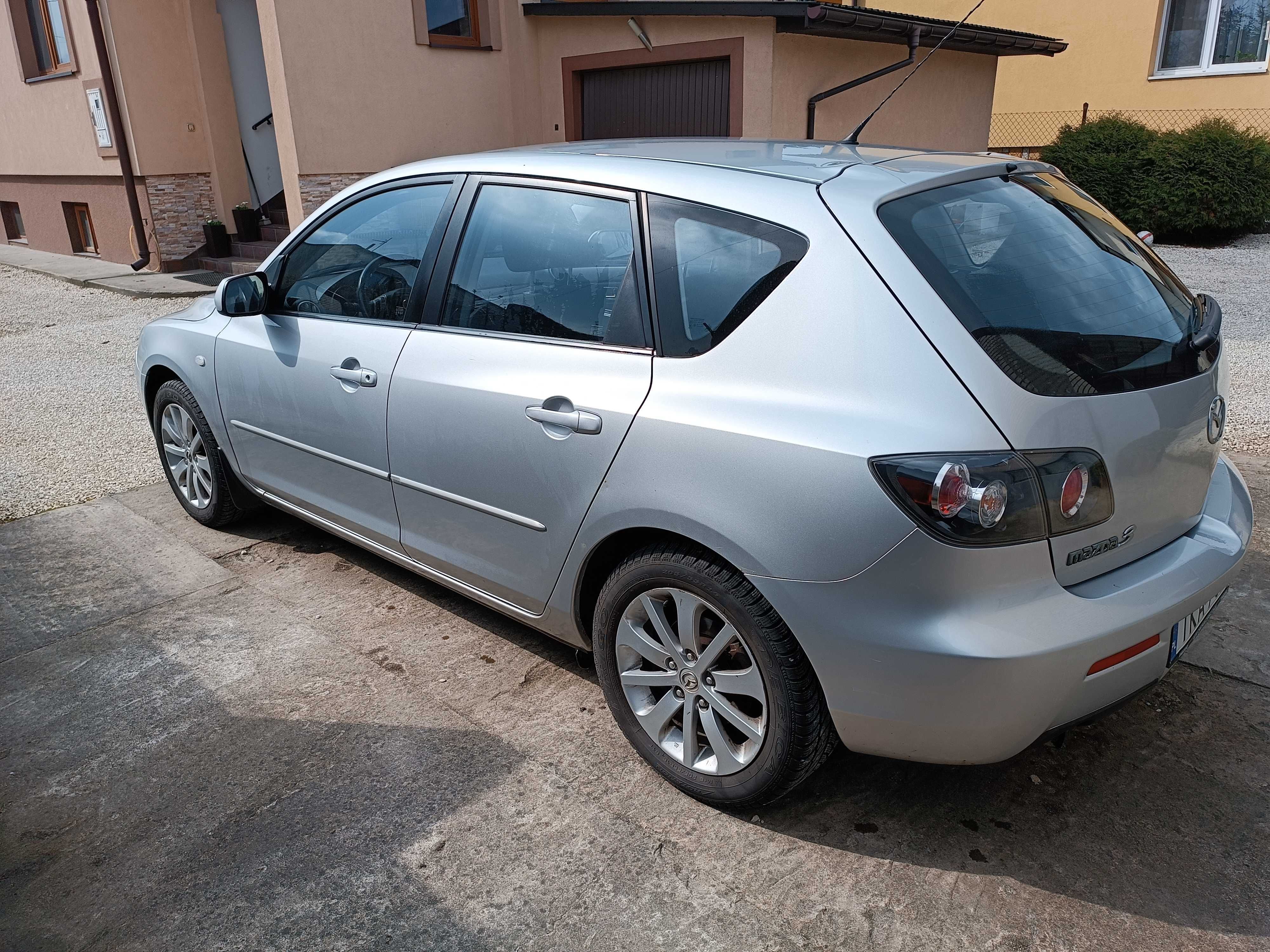 Mazda 3 1.6 Benz, 1 wł. stan bdb, zadbana bez wkładu, niski przebieg.