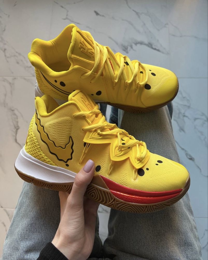 БЕЗ ПЕРЕДОПЛАТ‼️ високі кросівки Nike Kyrie 5 Spongebob Squarepants