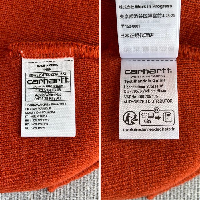 Оригінал Carhartt WIP Acrylic Watch Hat Шапка Нова Зимова (I026222)