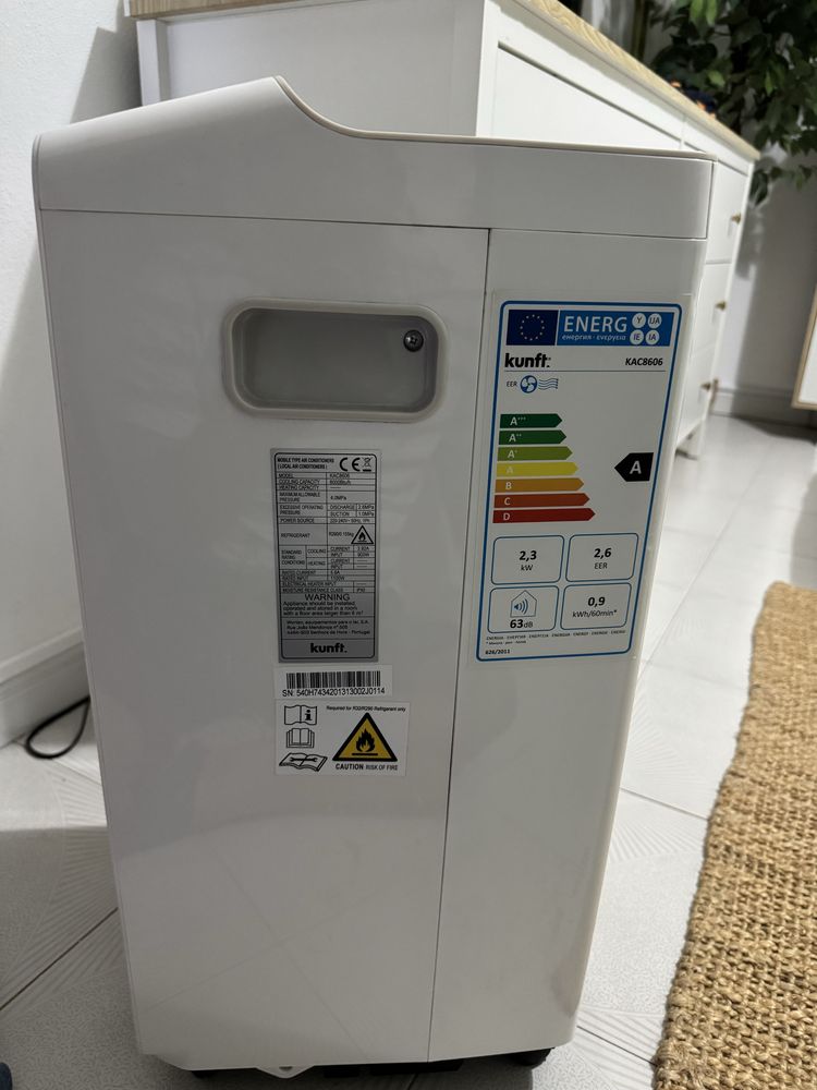 Ar Condicionado Portátil KUNFT - 8000 BTU -