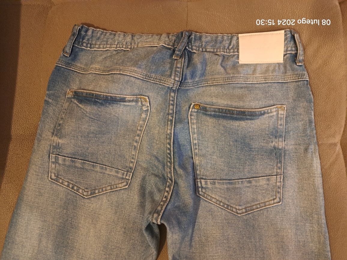 H&M Jeansy 164 Relaxed Trapered leg