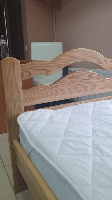 Ліжко 90/200,80/190;90/190,ясен,односпальне,дерев'яне