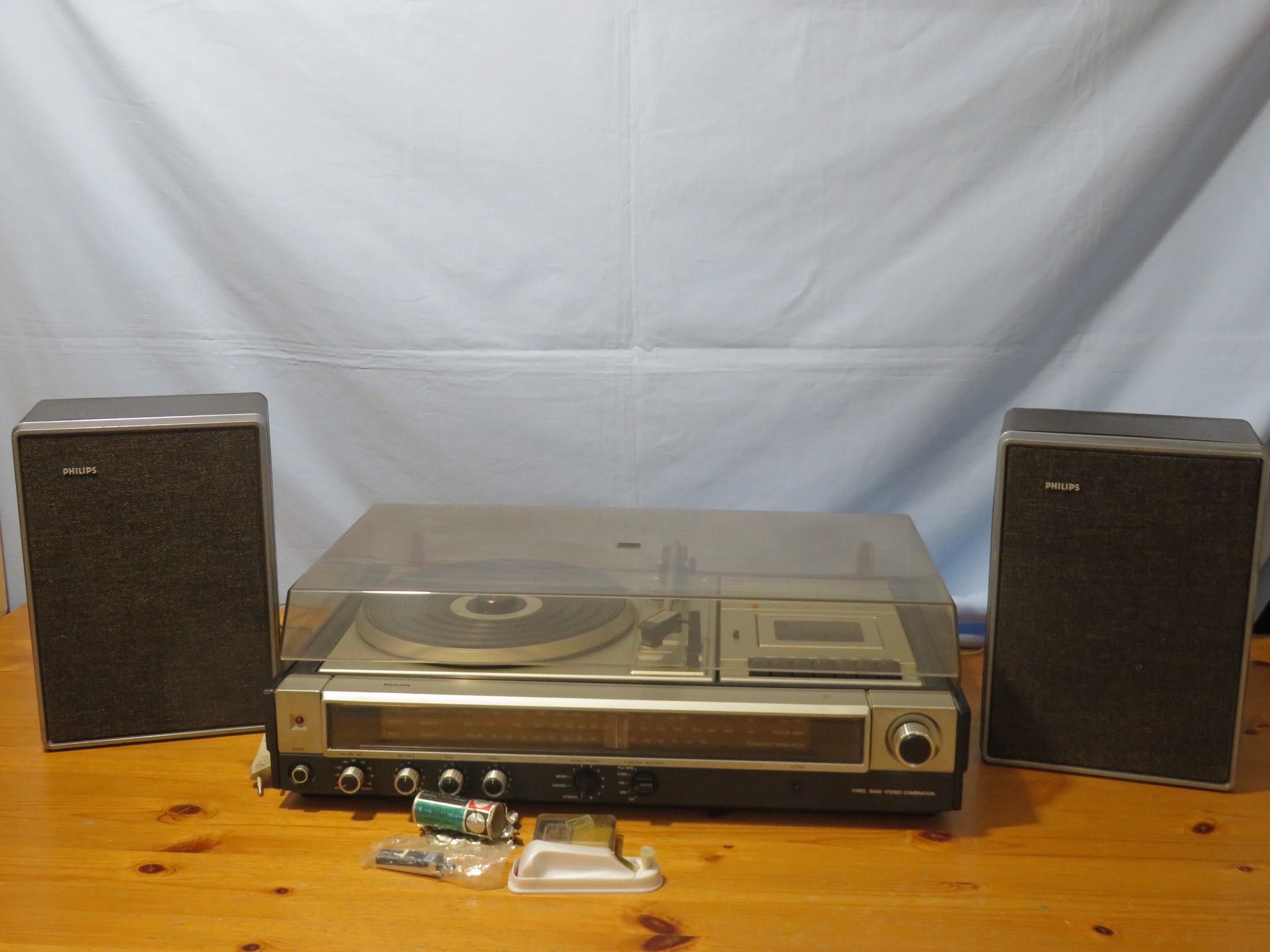 Gira-discos PHILIPS LP-Player 3way system leitor de LPs vinil vinyl