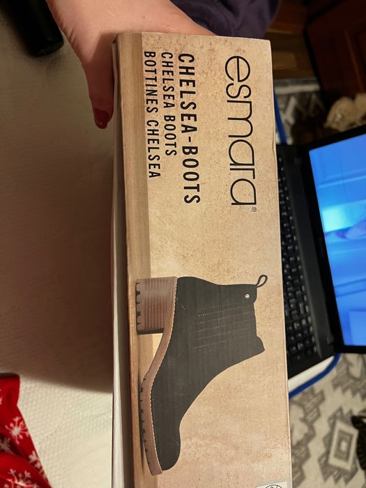 Замшеві черевики челсі утеплені