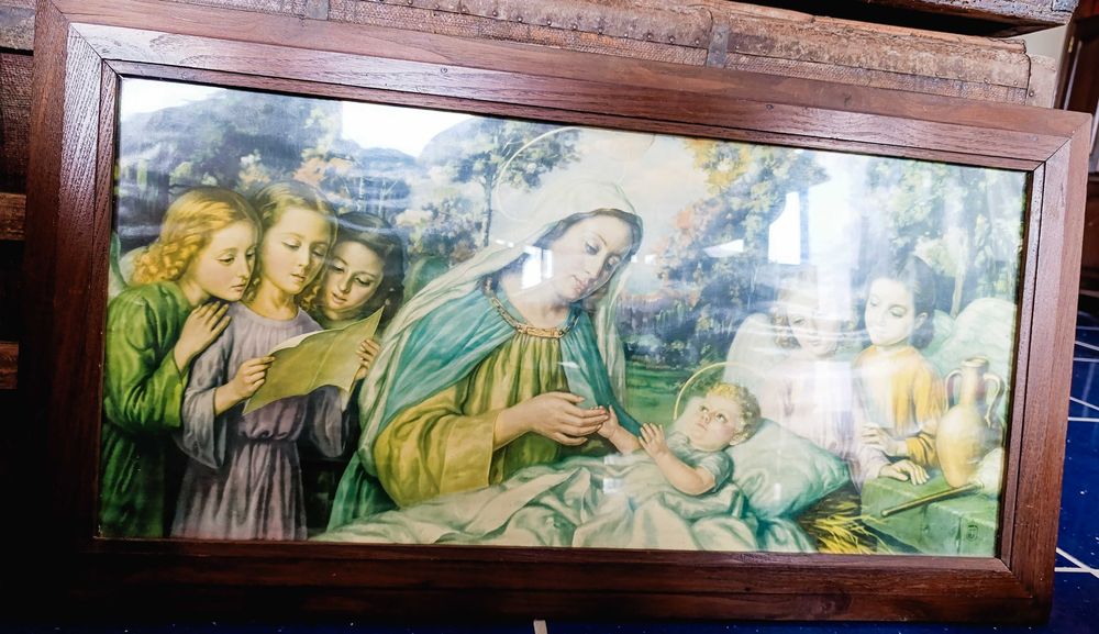 Quadro Maria e Menino Jesus