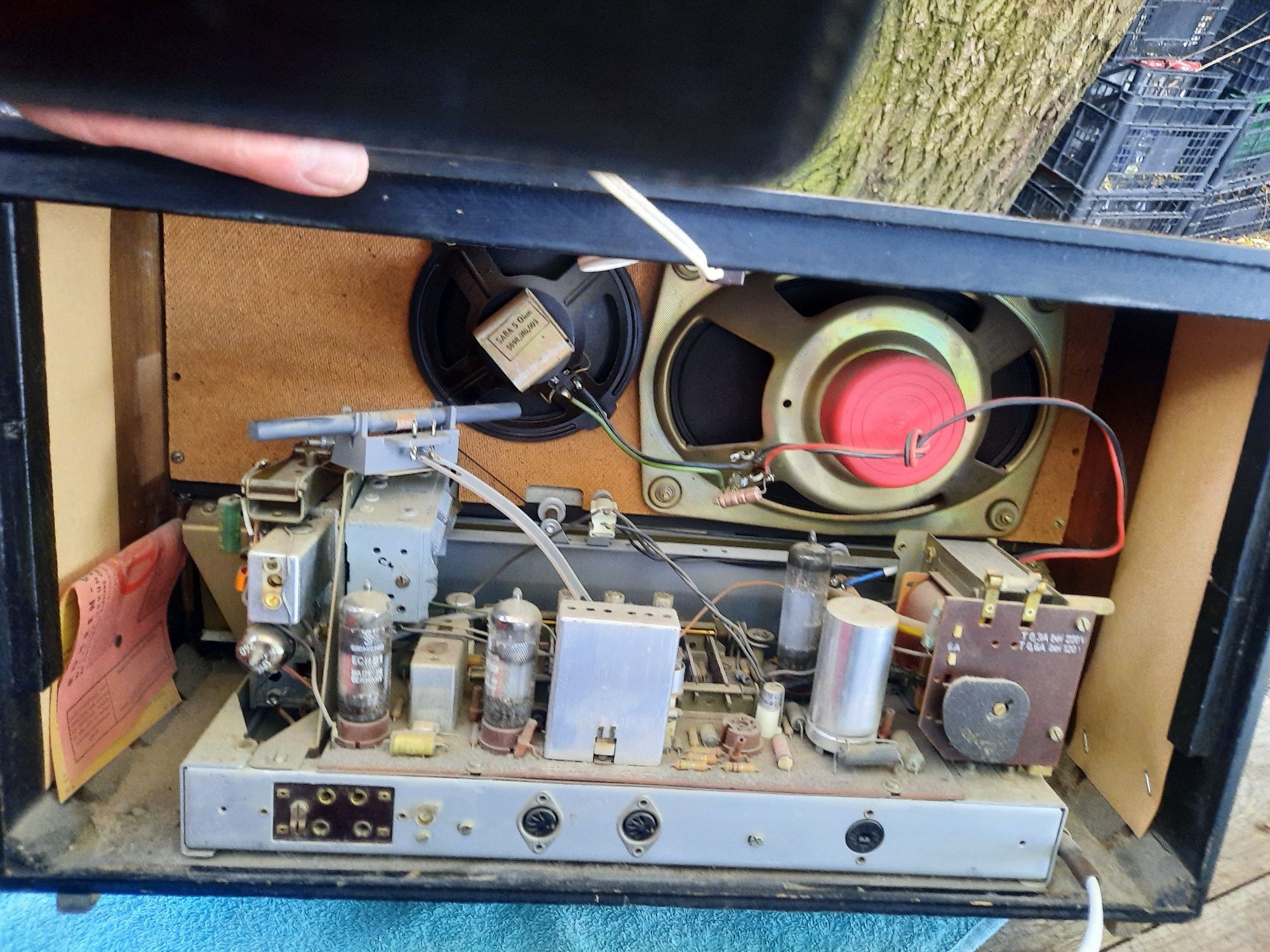 Radio lampowe (amplituner) Vintage Saba Villingen.