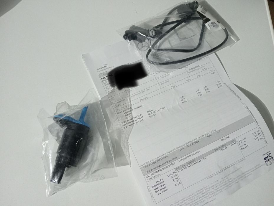 Esguincho usado a funcionar e Bomba Nova Mercedes  classe A 1999 w168