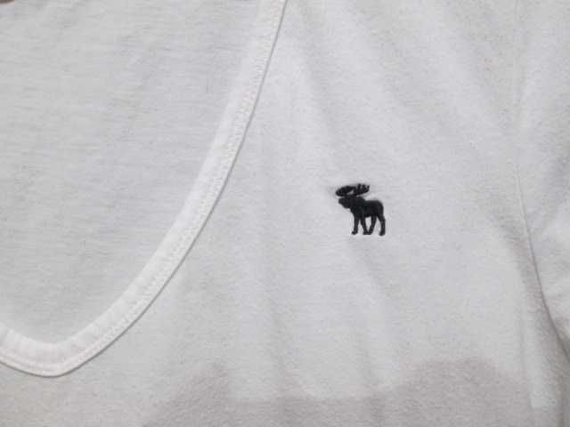 t-shit biały abercrombie & fitch rozm. L