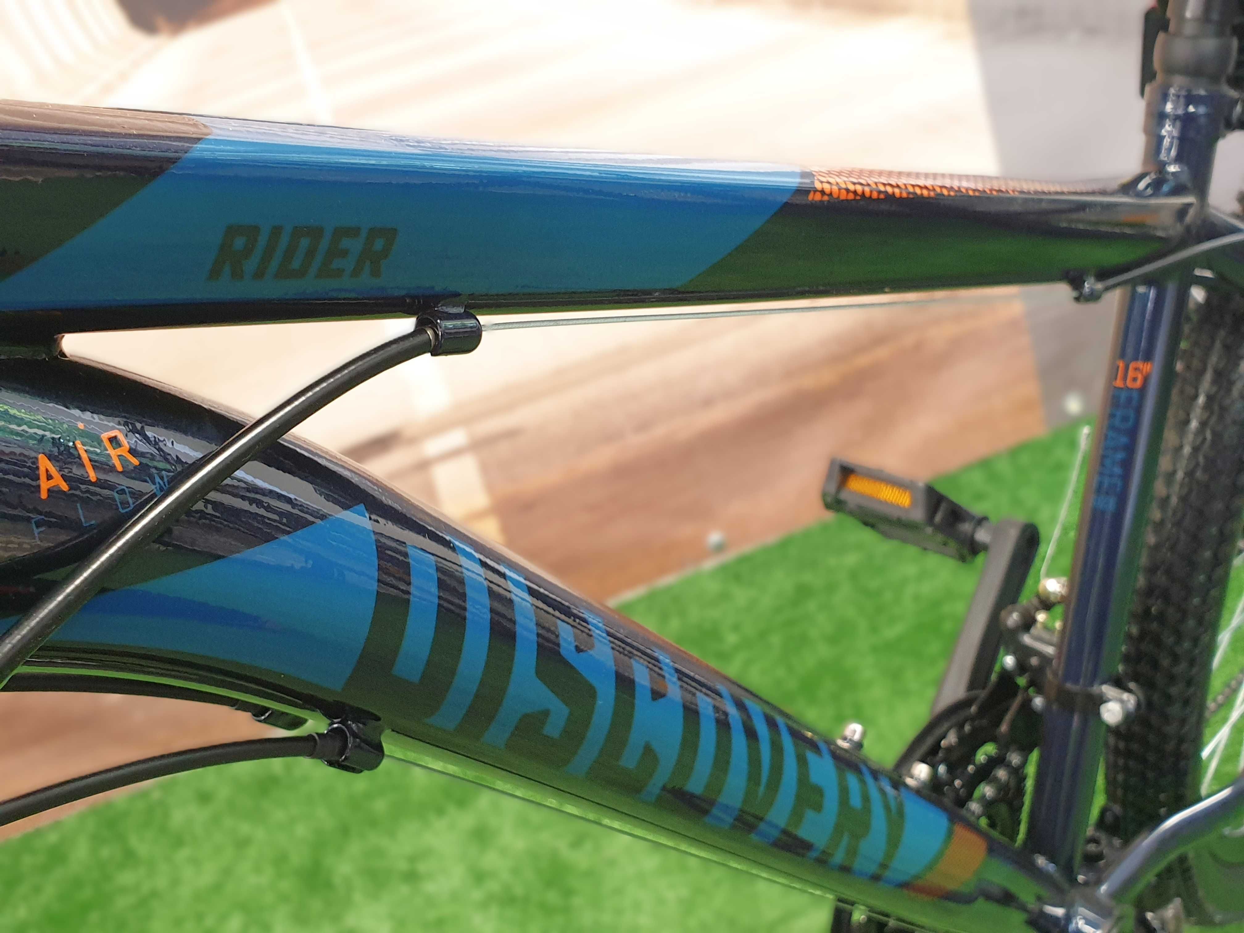 Rower górski MTB Discovery RIDER DD rama 16 cali koło 26" GRANATOWY