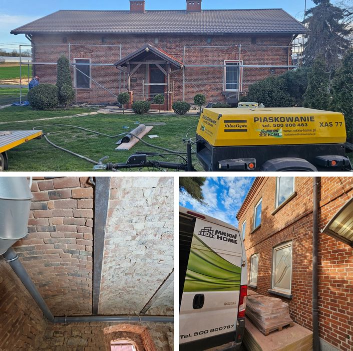 Piaskowanie sodowanie cegly Impregnacja Malowanie przemyslowe