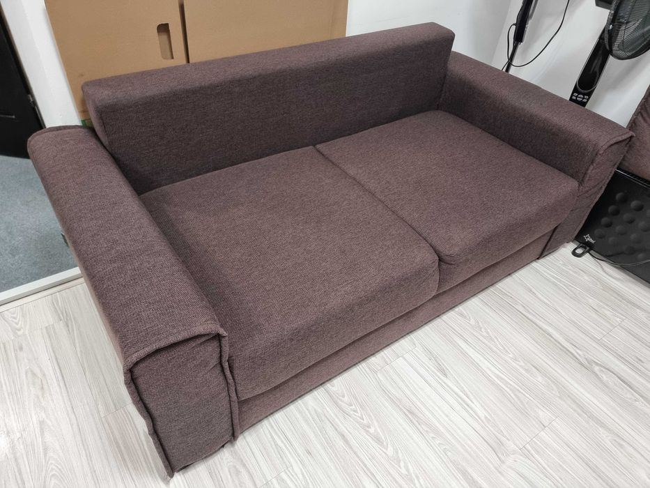 Sofa brąz 180x90x75