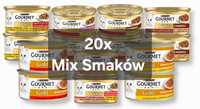 Gourmet Gold 20x + Gratis, Mix Smaków Purina Pokarm dla Kota Karma