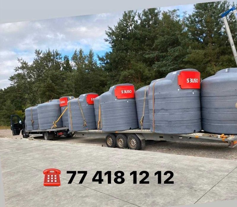 Zbiornik dwupłaszczowy 5000 na paliwo ropę ON SIBUSO 8100netto