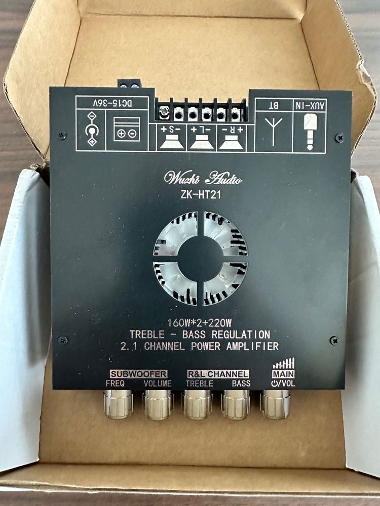 WANGCL 2 x 160 W + 220 W ZK-HT21 moduł cyfrowego wzmacniacza mocy