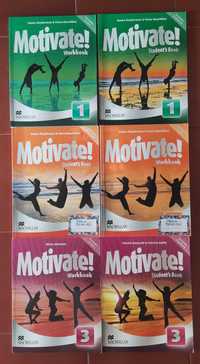 Motivate! 1, 2 e 3 - Student’s Book + Workbook + CD-ROMs