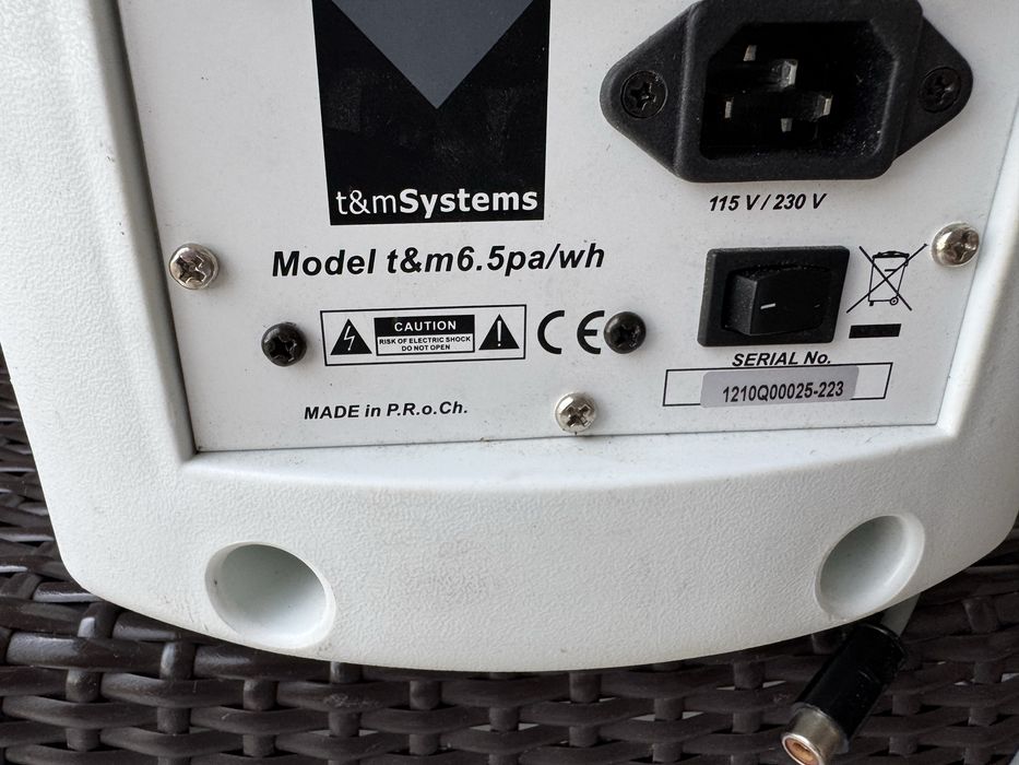 Glosniki t&m systems 6.5 pa