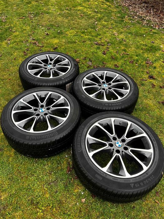 Kola Felgi BMW X5 19 cali OEM + opony zimowe Continental 255/50/R19