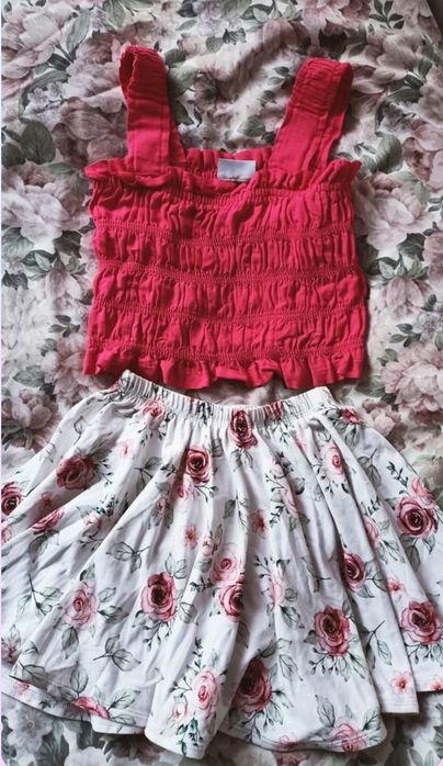 Paka dla dziewczynki handmade newbie Zara next lindex 110/116