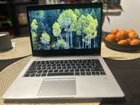 Laptop HP w rozmiarze 13,3 cali do prac biurowych, oraz nauki.