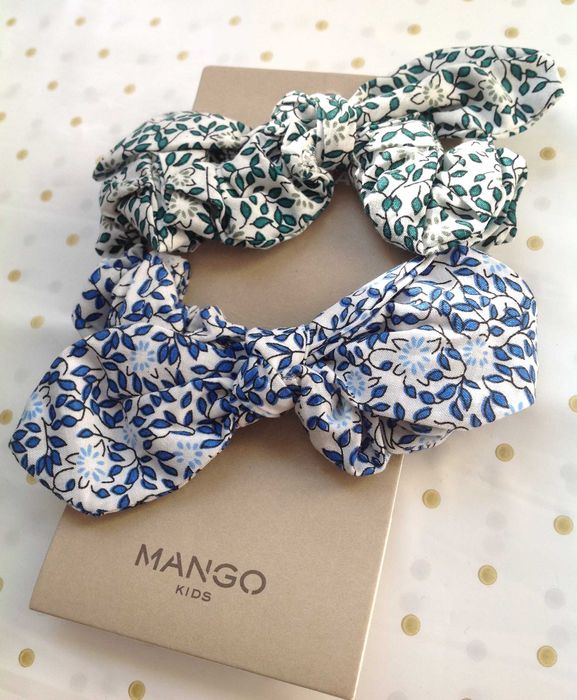 MANGO zestaw 2x gumka do włosów