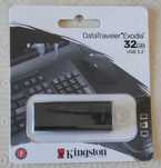 Pen USB Kingston 32GB - DataTraveler Exodia USB 3.2 - Novo Selado -