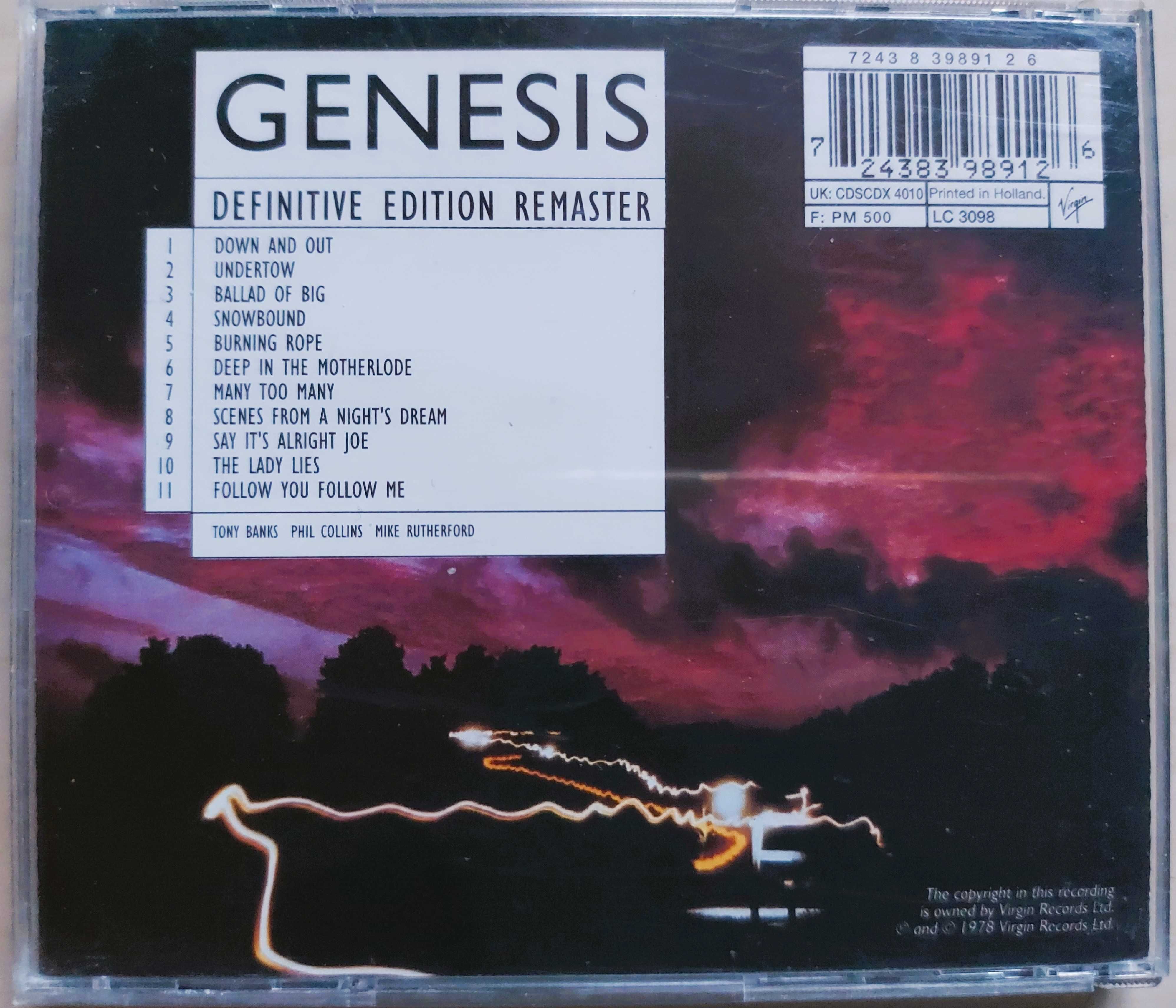 CD Genesis ...and then there were three... definitive edition remaster