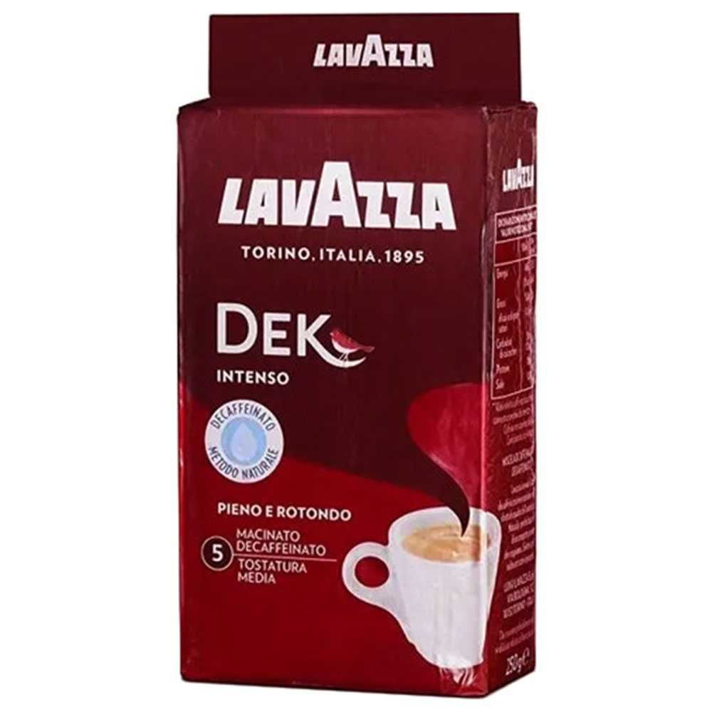 Кава Lavazza DEK intenso, 250 г., мелена, (без кофеїну)