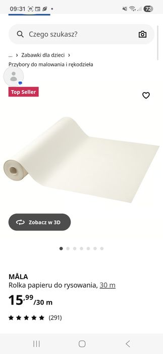 Stolik plus 2 krzesełka dla dzieci plus uchwyt na papier i papier