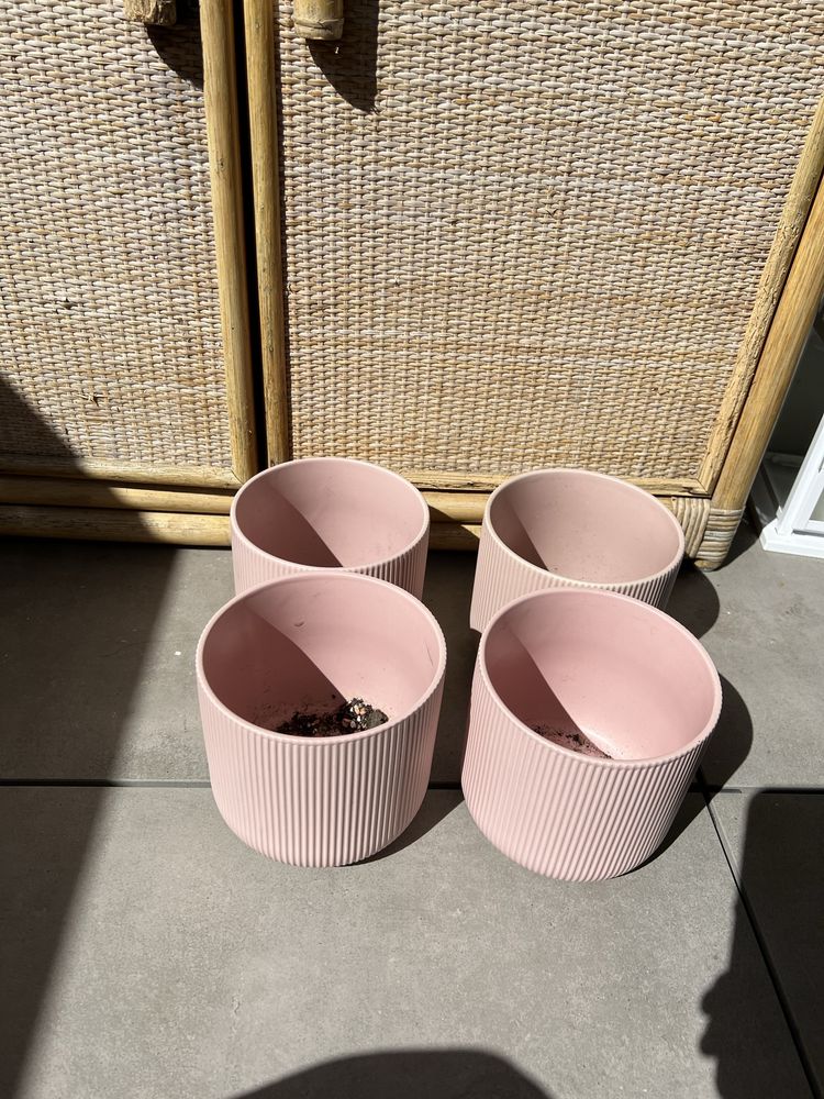 Ikea GRADVIS różowa doniczka donica osłonka 12 cm