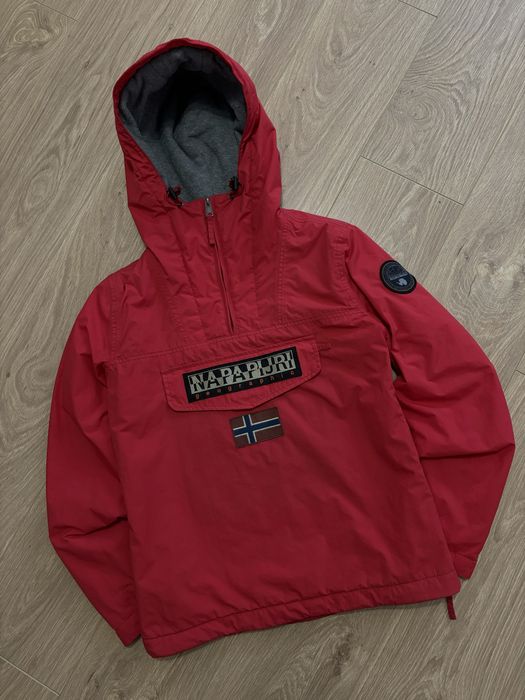 Куртка анорак Napapijri Rainforest Winter Pocket W червона S-M