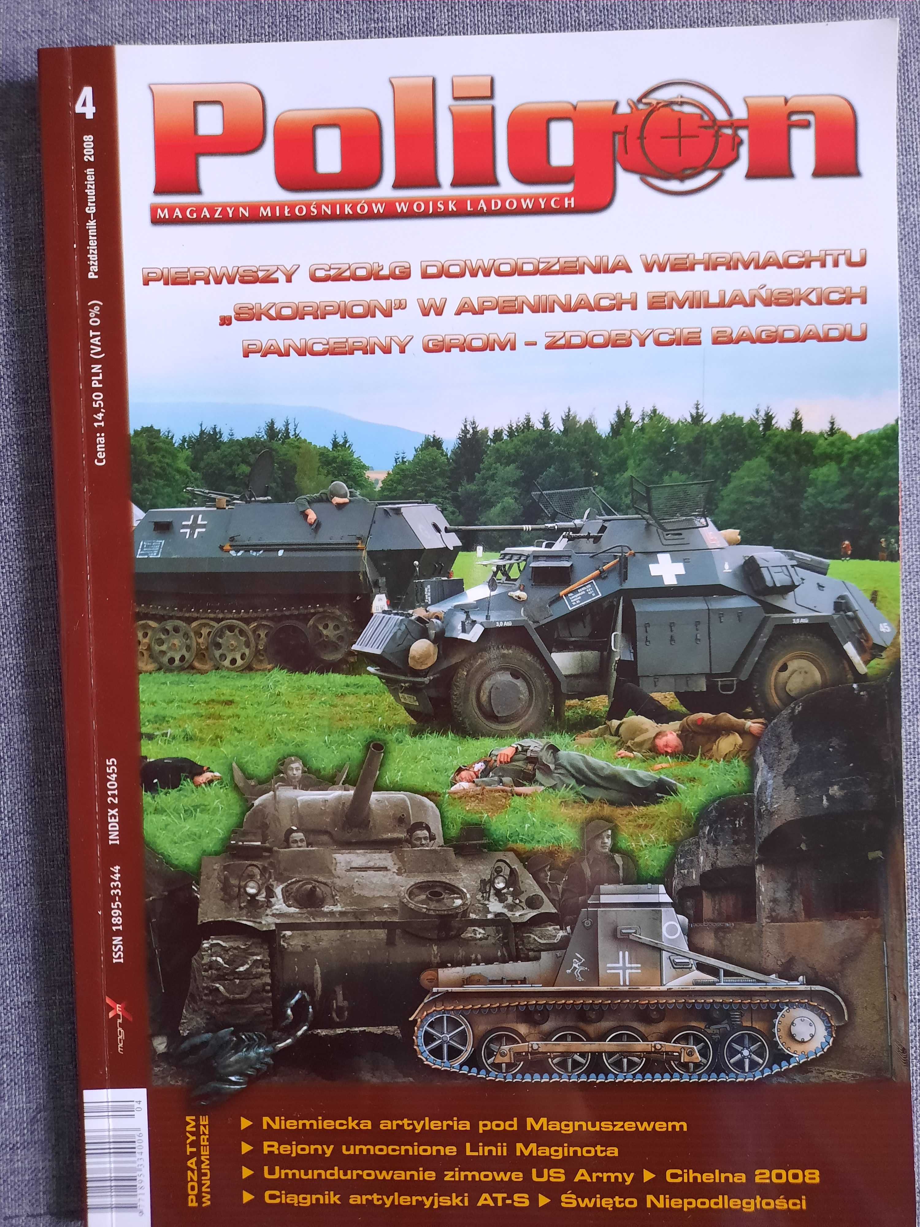 Poligon - magazyn miłośników wojsk lądowych 9 numerów