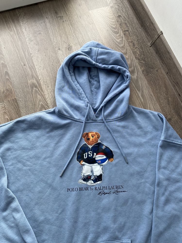 Кофта худи polo bear,ralph lauren