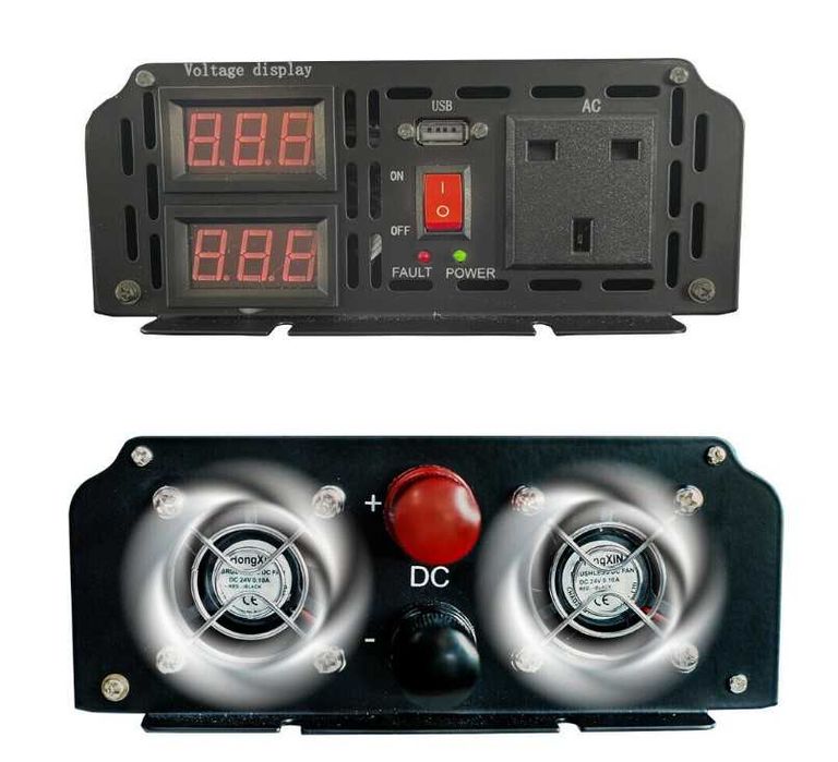 Інвертор EGSKATEE 12-230v 1500/3000W Чиста синусоїда