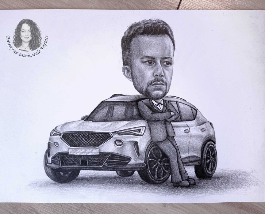 Portrety i karykatury ze zdjęć