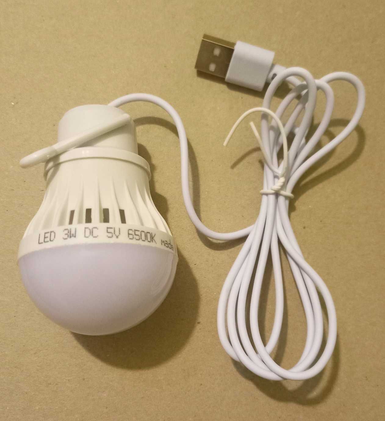 LED USB лампочка 5 вольт світлодіодна лампочка світодіодна USB лампа