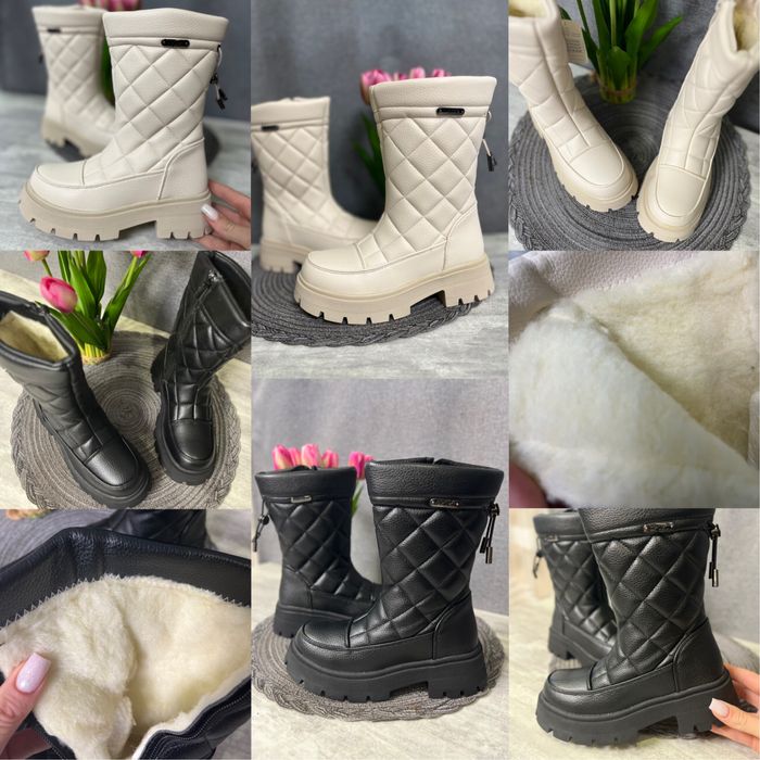 зимові чобітки  для дівчинки дутики /сапоги зимние для девочки ботинки