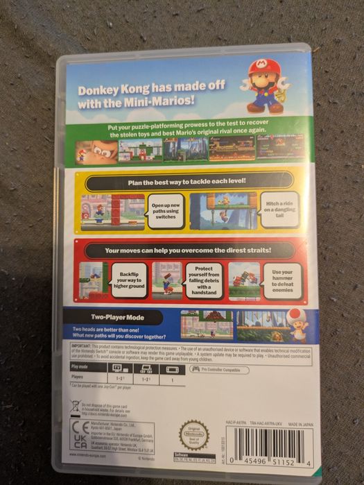 Mario vs. Donkey Kong Nintendo switch