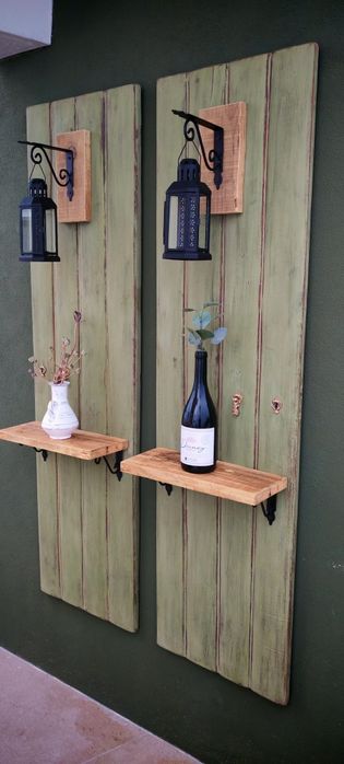 Portas antigas recicladas /Candeeiros