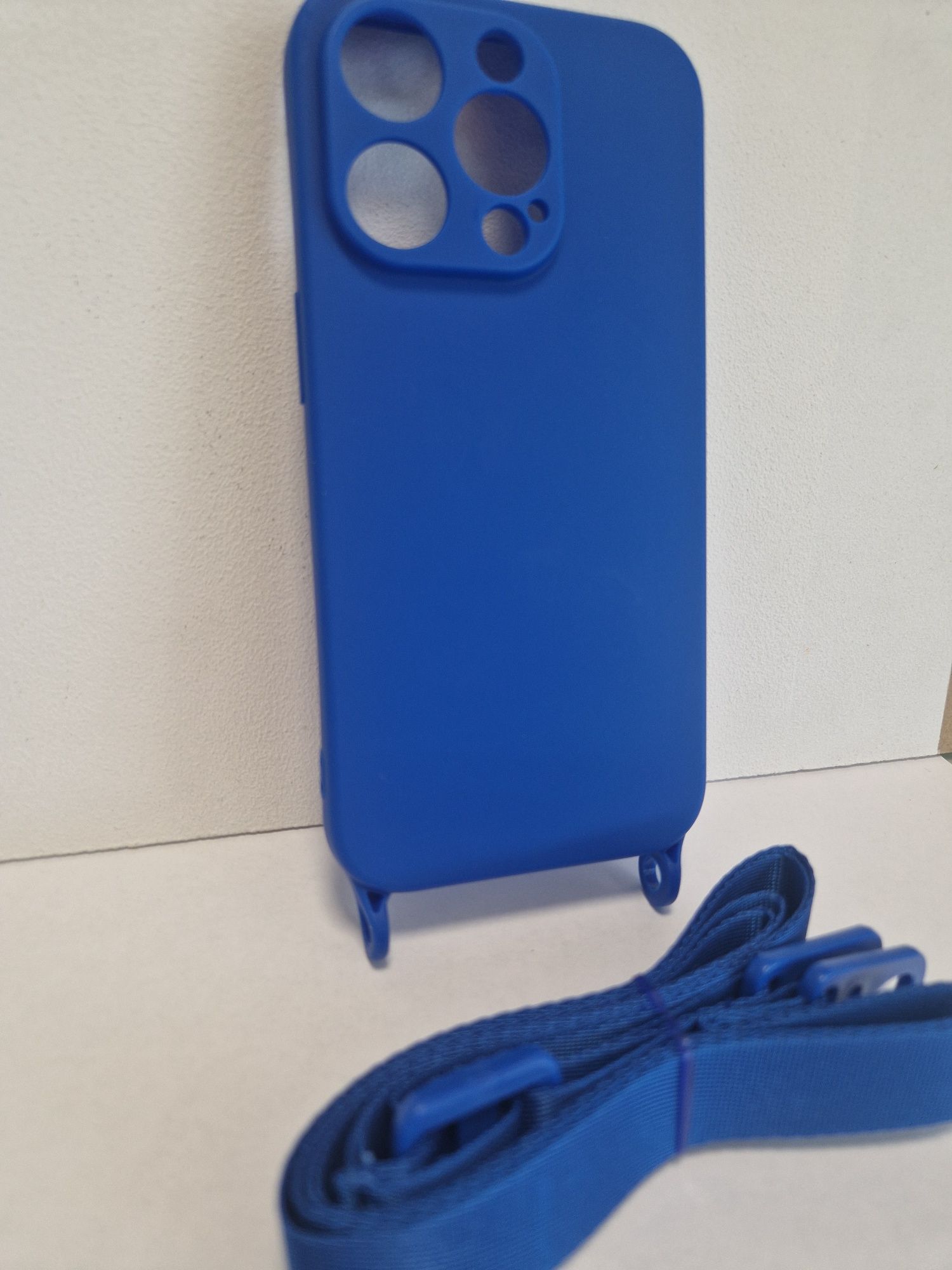 Strap Silicone Case do Iphone 14 Pro wzór 2 niebieski