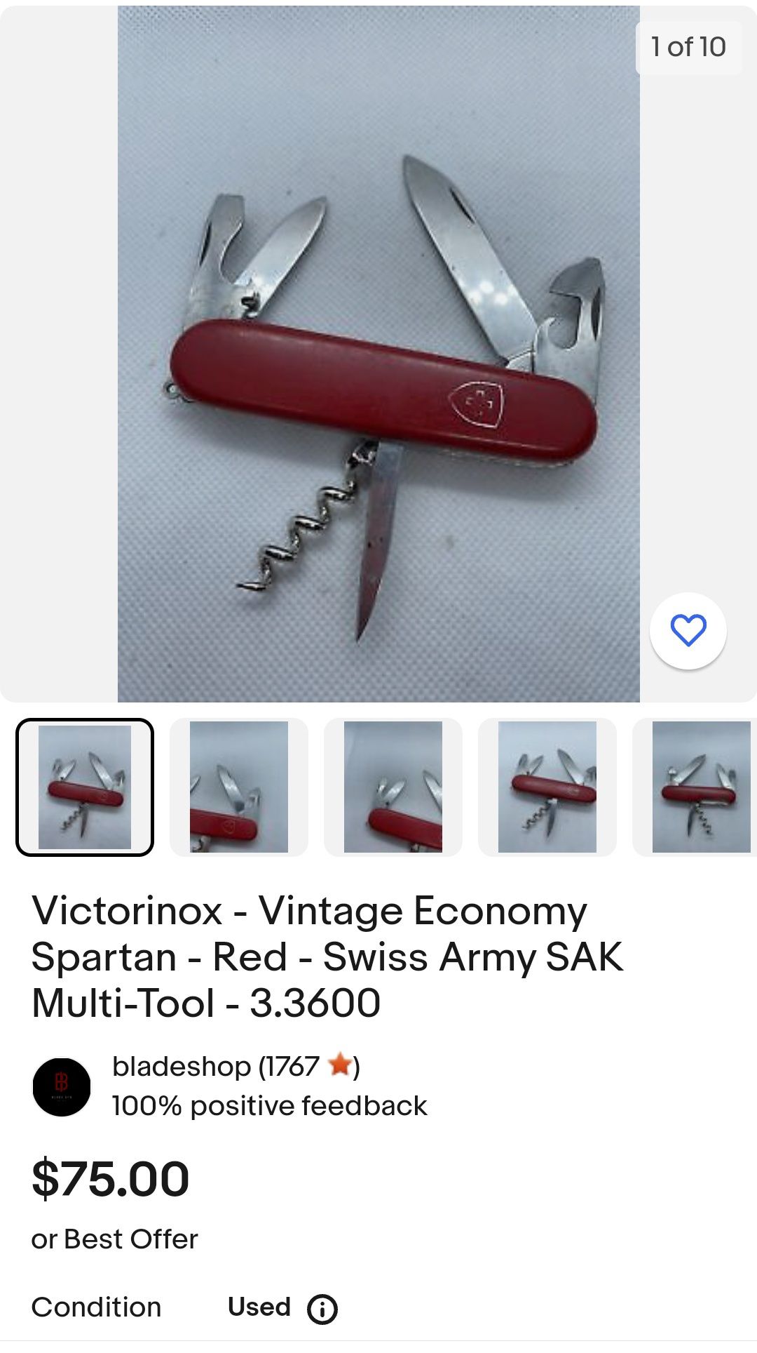 Нож Victorinox Spartan винтаж. Нож Victorinox винтажный.