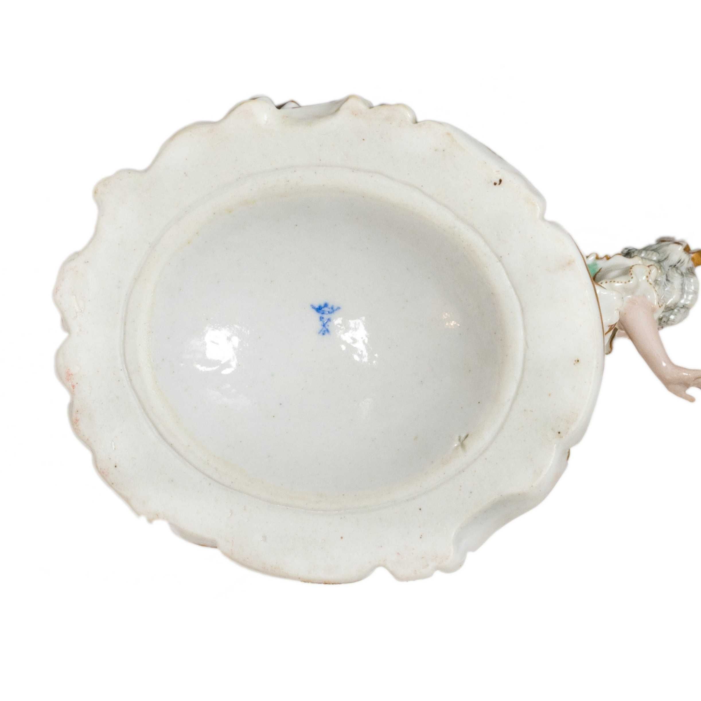 Estátua porcelana dança Volkstedt | século XVIII
