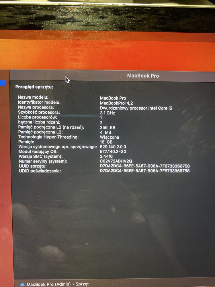 MacBook Pro Touche Bar 2017