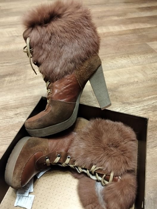 Зимні натуральні черевики