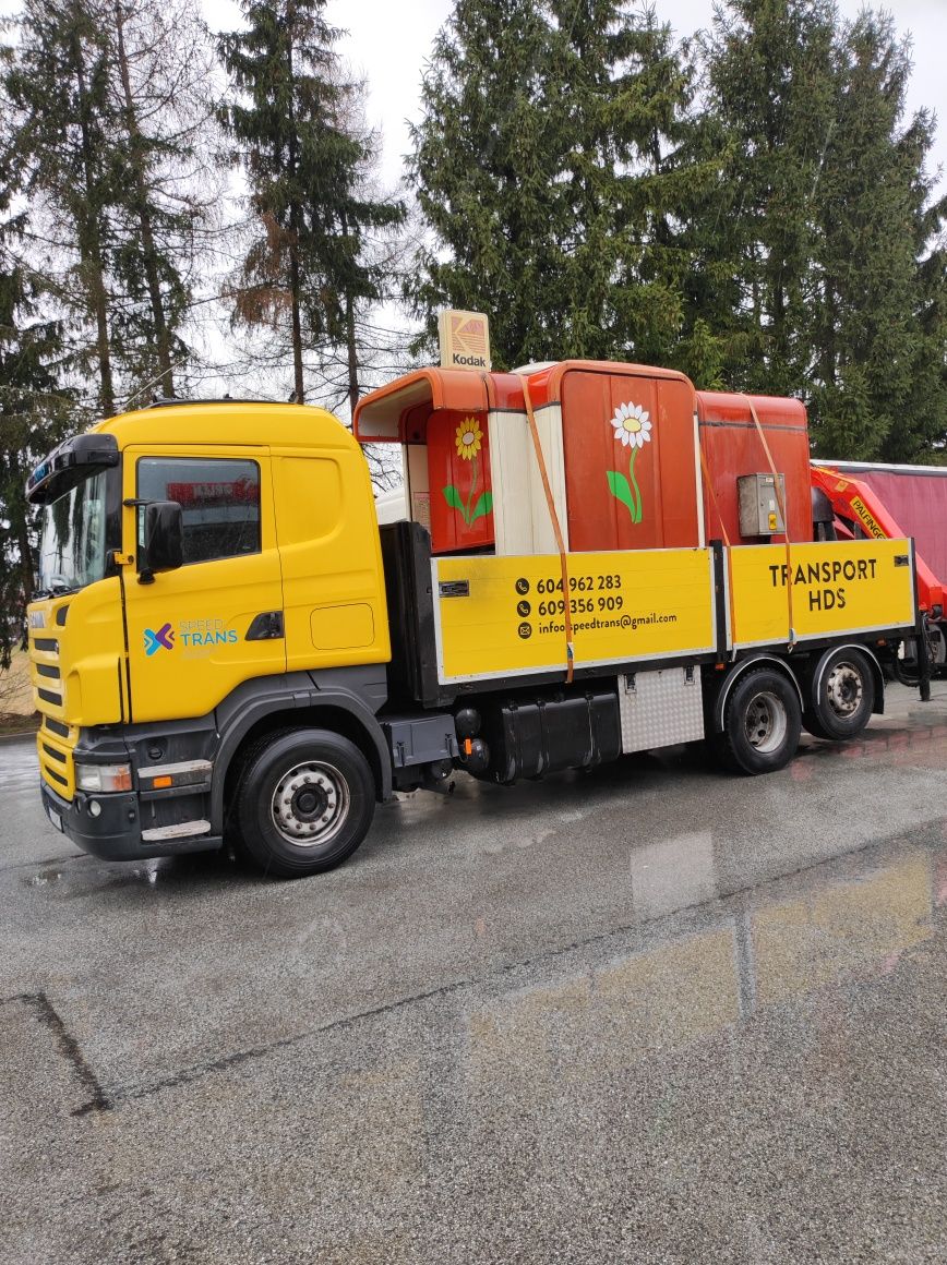 Usługi transportowe HDS Transport z rozładunkiem. Nawiąże współprace