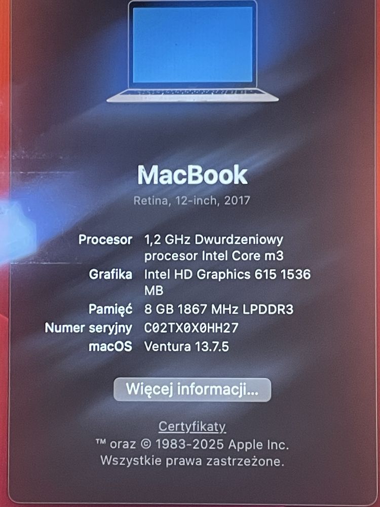 Mackbook     2017