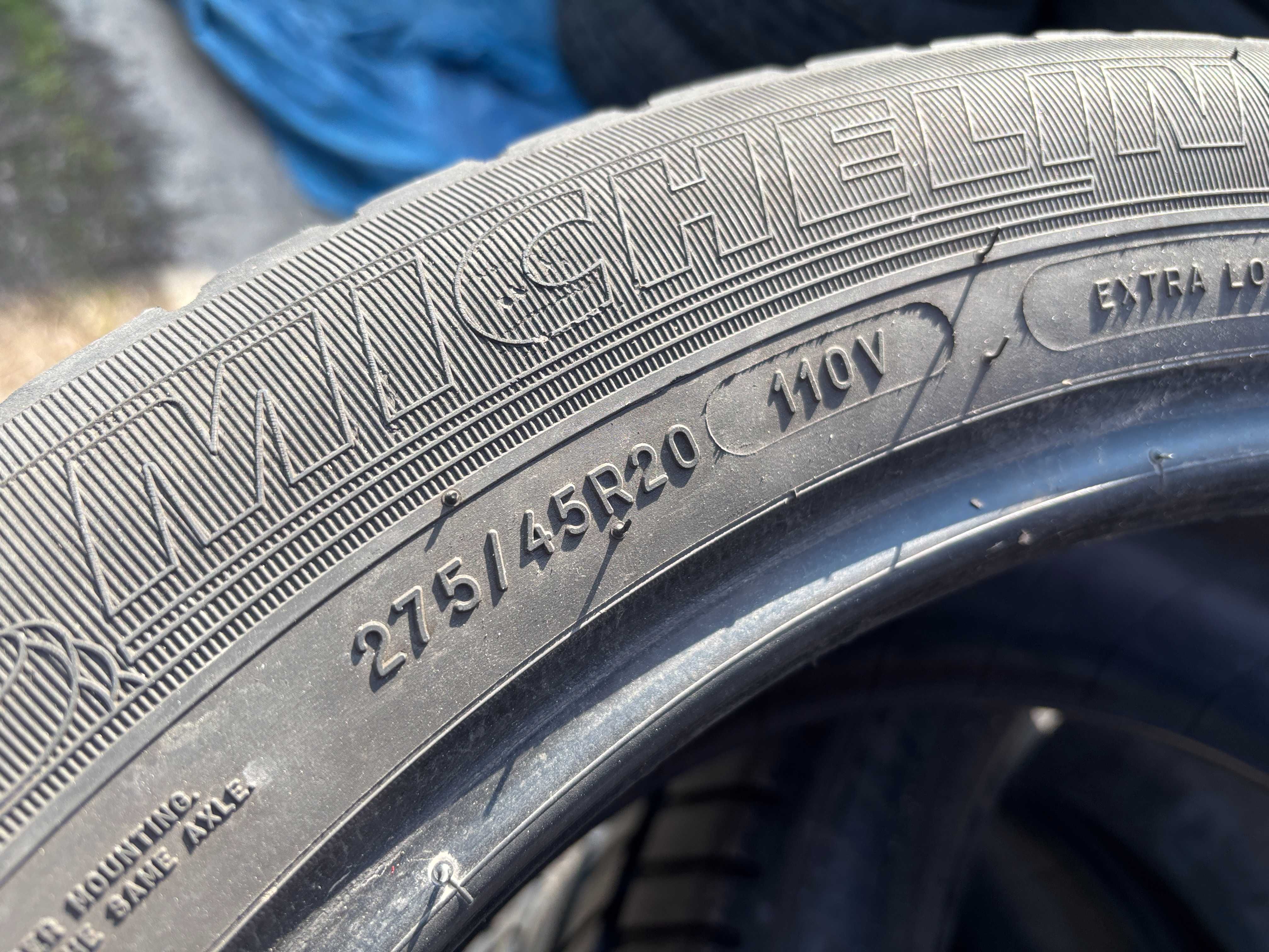 275-45-R20 MICHELIN 4штуки комплект летней резины GERMANY 2022